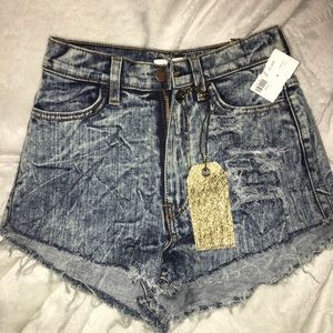 High waisted denim shorts BNWT
